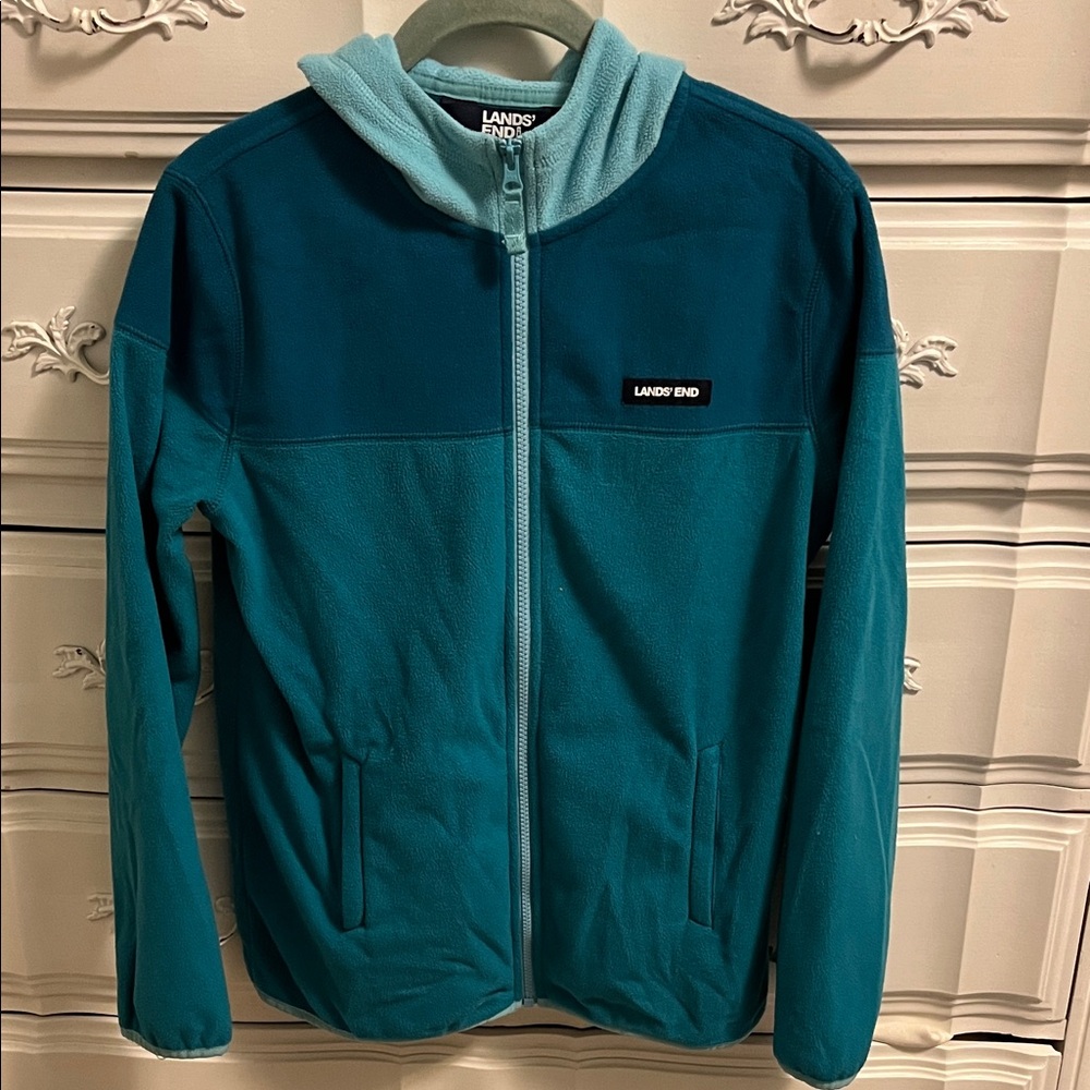 Land’s End Girls Zip Up Fleece Hoodie & Pullover Hoodie